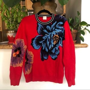 Men’s Paul Smith red floral sweater